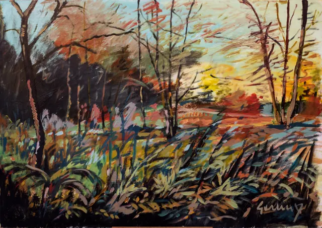 Aldo Geremicca, Bosco al tramonto