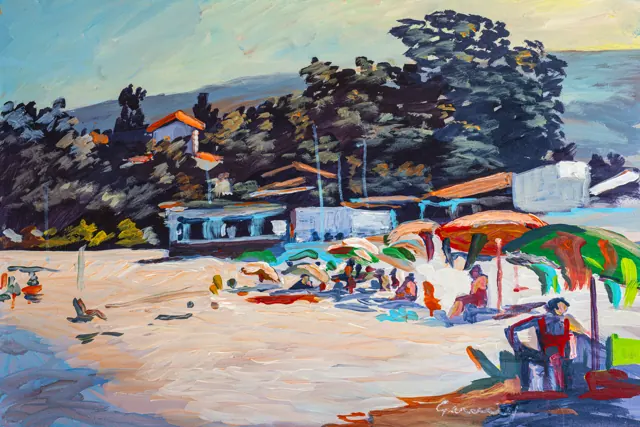 Aldo Geremicca, Lido con gli ombrelloni