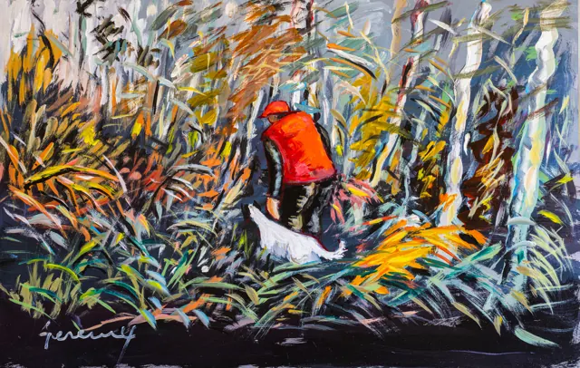 Aldo Geremicca, Il cacciatore nel canneto