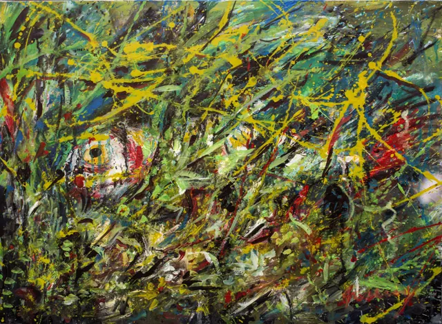 Aldo Geremicca, Fondale, segni e colore